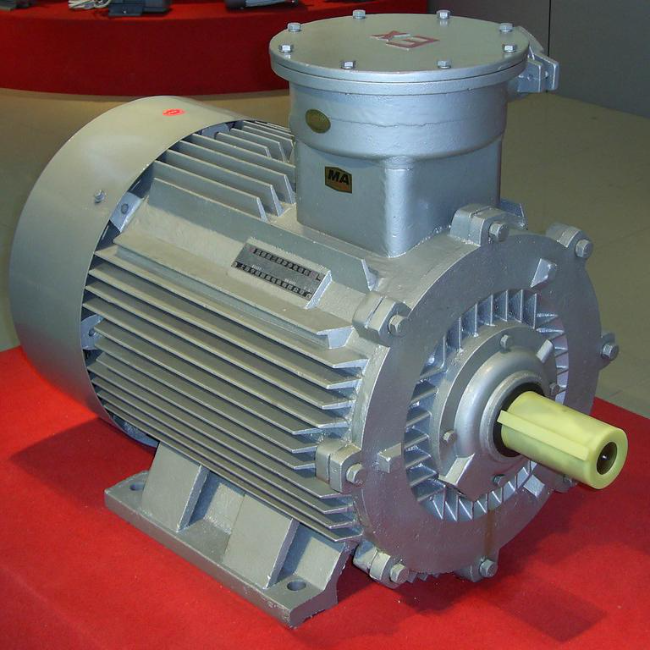 YVFE2-160L-6防爆电机45°角实拍